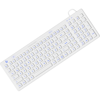 Artikelbild für RaidSonic ICY BOX® KSK-6031INEL-B Tastatur kabelgebunden weiß, Artikelnummer 201238