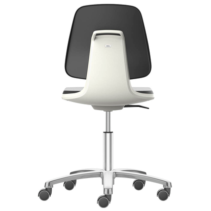Artikelbild 4 für bimos Arbeitsdrehstuhl Labsit weiß, schwarz Kunstleder, Artikelnummer 470904