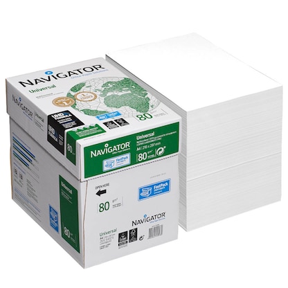 Artikelbild für NAVIGATOR Kopierpapier Universal DIN A4 80 g/qm 2.500 Blatt Maxi-Box, Artikelnummer 282244