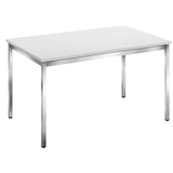 Artikelbild 1 für SODEMATUB Mehrzwecktisch weiß rechteckig, Vierkantrohr chrom, 120,0 x 80,0 x 74,0 cm, Artikelnummer 405035