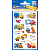 Artikelbild 1 für AVERY Zweckform Aufkleber 53209 Baufahrzeuge, 30 Etiketten, Artikelnummer 242311