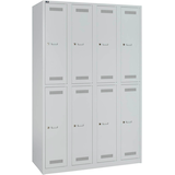Artikelbild 1 für BISLEY LIGHT Spind lichtgrau GL12Q2645, 8 Schließfächer 120,0 x 50,0 x 185,0 cm, Artikelnummer 280329