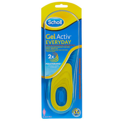 Artikelbild 2 für 2 Scholl Damen Einlegesohlen Gel Activ Everyday blau Größe 35,5-40,5, Artikelnummer 148639