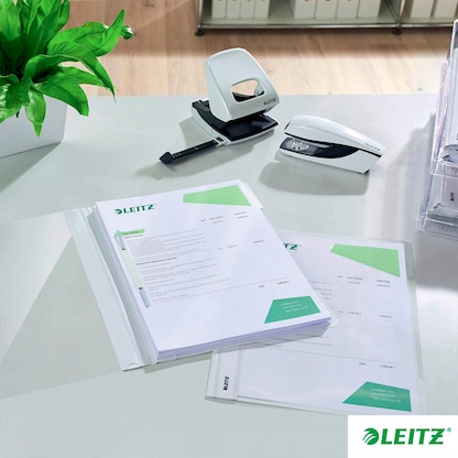 Artikelbild 8 für LEITZ Schnellhefter 4191 Kunststoff weiß DIN A4, 25 St., Artikelnummer 257958