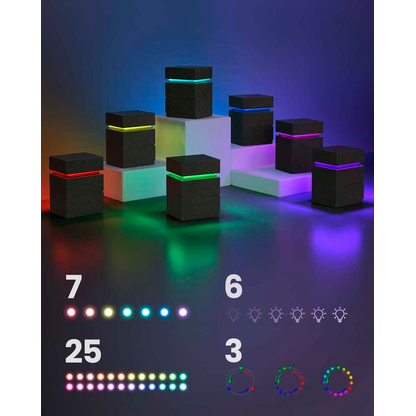 Artikelbild 7 für VASAGLE Nachttisch rechteckig Spanplatte schwarz 40,0 x 35,0 x 55,0 cm, 1 St., Artikelnummer 759839