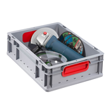 Artikelbild 1 für Allit ProfiPlus Eurobox grau, rot 30,0 x 40,0 x 12,0 cm, 1 St., Artikelnummer 837043
