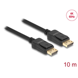 Artikelbild 1 für DeLOCK DisplayPort 1.2 Kabel 4K 60 Hz 10,0 m schwarz, 1 St., Artikelnummer 894917