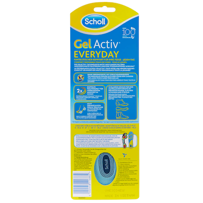 Artikelbild 3 für 2 Scholl Damen Einlegesohlen Gel Activ Everyday blau Größe 35,5-40,5, Artikelnummer 148639