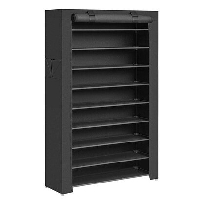 Artikelbild für SONGMICS Schuhregal schwarz 88,0 x 28,0 x 160,0 cm, 1 St., Artikelnummer 262236