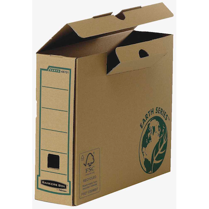 Artikelbild 2 für Bankers Box Archivboxen Earth Series 80mm A4 braun 8,0 x 31,9 x 25,4 cm, 20 St., Artikelnummer 351820