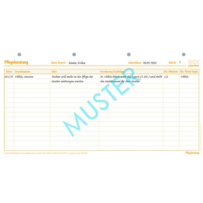 Artikelbild für BOI Pflegeberatung Formulare, 50 St., Artikelnummer 701929