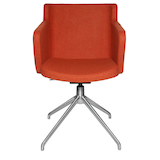 Artikelbild 1 für Topstar Besuchersessel SFH 1.0 orange edelstahl, Optik matt Stoff 58,0 x 66,0 x 87,0 - 90,0 cm, 1 St., Artikelnummer 593261