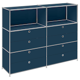 Artikelbild 1 für viasit Sideboard System4, 86327 violettblau 152,9 x 40,4 x 118,2 cm, 1 St., Artikelnummer 502056