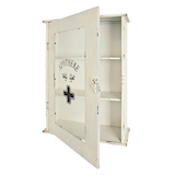 Artikelbild 1 für HAKU Möbel Vitrine weiß 2 Fachböden, Artikelnummer 558314