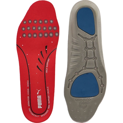 Artikelbild für PUMA® unisex Einlegesohlen evercushion plus rot Größe 45, Artikelnummer 590283