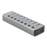 Artikelbild 1 für DeLOCK USB-Hub 7-fach grau, Artikelnummer 885977