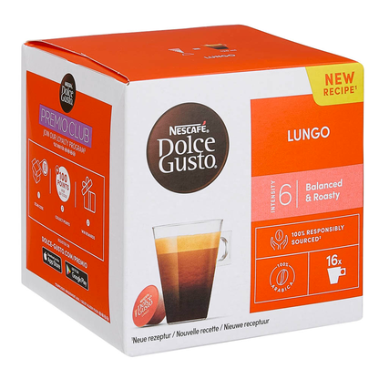 Artikelbild 2 für NESCAFÉ DOLCE GUSTO® LUNGO Kaffeekapseln, Arabicabohnen 16 Stück, Artikelnummer 383727