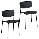 Artikelbild 1 für meet powered by PAPERFLOW Besucherstühle SOHO CHSOHOX2.01.01 schwarz Kunststoff, 2 St., Artikelnummer 590519