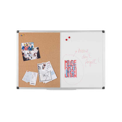 Artikelbild für Bi-Office Whiteboard-Pinnwand MAYA KOMBI 90,0 x 60,0 cm Kork braun, Artikelnummer 611280