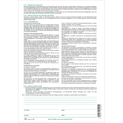 Artikelbild 4 für RNK-Verlag 599 Mietverträge für Wohnungen, 50 St., Artikelnummer 643820