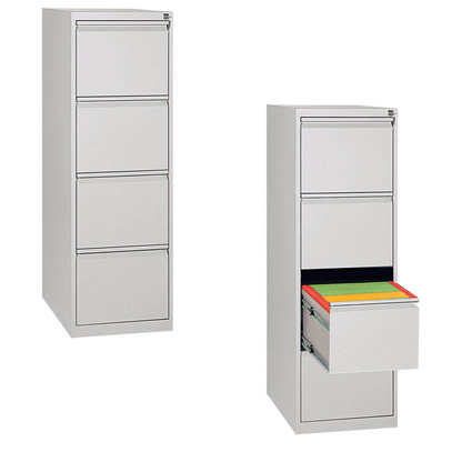 Artikelbild für Gürkan Hängeregistraturschrank lichtgrau 4 Schubladen 40,0 x 62,0 x 132,0 cm, 1 St., Artikelnummer 568261