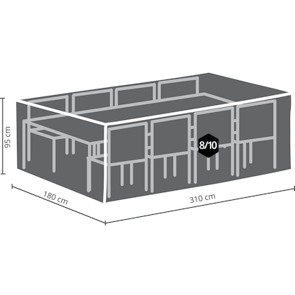 Artikelbild 2 für BEST Gartenmöbel-Abdeckung 310,0 x 180,0 x 95,0 cm, Artikelnummer 672699
