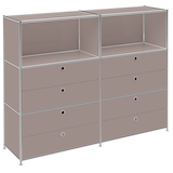Artikelbild 1 für viasit Sideboard System4, 86328 taupe 152,9 x 40,4 x 118,2 cm, 1 St., Artikelnummer 502092