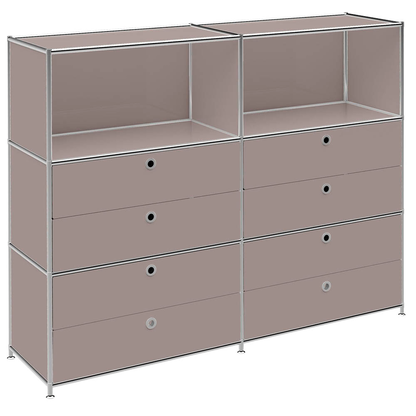 Artikelbild für viasit Sideboard System4, 86328 taupe 152,9 x 40,4 x 118,2 cm, 1 St., Artikelnummer 502092
