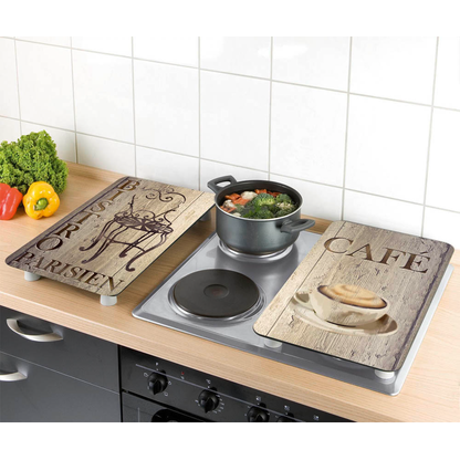 Artikelbild 5 für WENKO Herdabdeckplatten Bistro braun, 2 St., Artikelnummer 530358