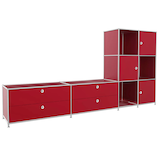 Artikelbild 1 für viasit Sideboard System4, 83905 rubinrot 227,9 x 40,4 x 118,2 cm, 1 St., Artikelnummer 504272