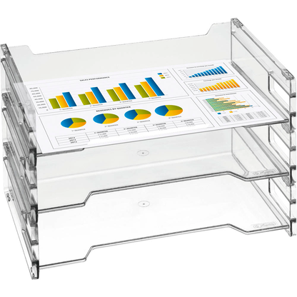 Artikelbild für herlitz Briefablagen transparent DIN A4, 3 St., Artikelnummer 275699