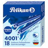 Artikelbild 1 für Pelikan Tintenpatronen für Füller 4001® königsblau, 18 St., Artikelnummer 574198