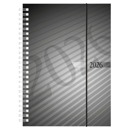 Artikelbild 2 für rido idé Buchkalender mit Spirale 2026 anthrazit, 1 St., Artikelnummer 594873