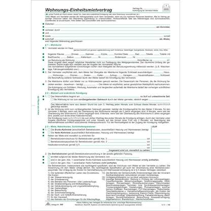 Artikelbild für RNK-Verlag 599 Mietverträge für Wohnungen, 50 St., Artikelnummer 643820