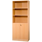 Artikelbild 1 für HAMMERBACHER Regalschrank Haziender, V6770/6/6/SG buche 80,0 x 42,0 x 200,4 cm, 1 St., Artikelnummer 792580