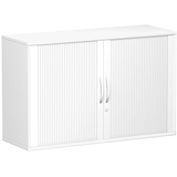 Artikelbild 1 für geramöbel Flex Rollladenschrank weiß, silber 1 Fachboden 120,0 x 42,5 x 79,8 cm, Artikelnummer 876969