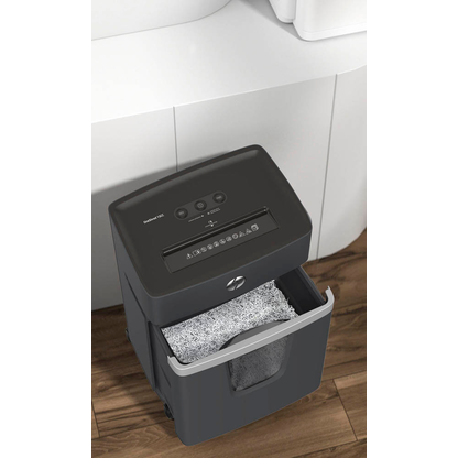 Artikelbild 11 für HP Pro Shredder 15CC Aktenvernichter mit Partikelschnitt P-4, 4 x 35 mm, bis 15 Blatt, schwarz, Artikelnummer 311243