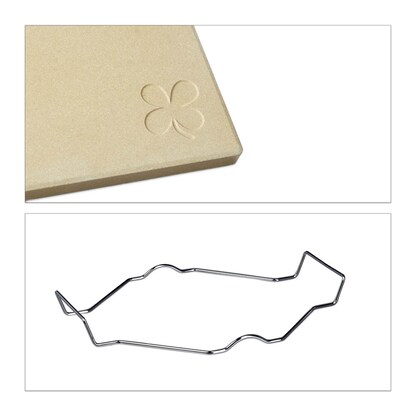 Artikelbild 2 für relaxdays Pizzastein-Set beige, 1 St., Artikelnummer 445292