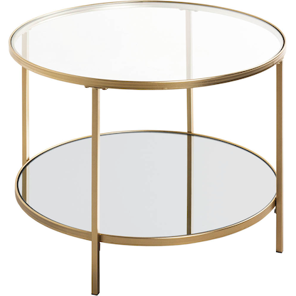 Artikelbild für HAKU Möbel Beistelltisch rund Spiegel, Sicherheitsglas gold 60,0 x 60,0 x 45,0 cm, 1 St., Artikelnummer 772470