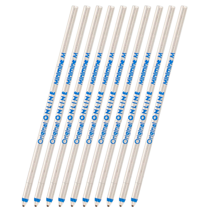 Artikelbild für ONLINE® D1 Kugelschreiberminen M blau, 10 St., Artikelnummer 283881