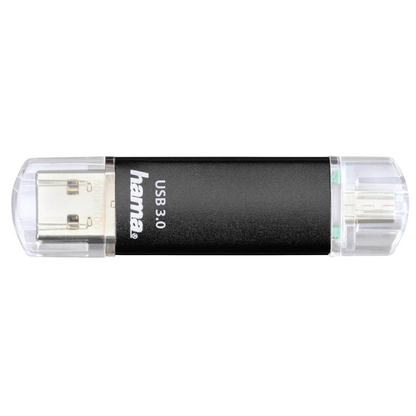 Artikelbild 3 für hama USB-Stick Laeta Twin schwarz 128 GB, 1 St., Artikelnummer 196530