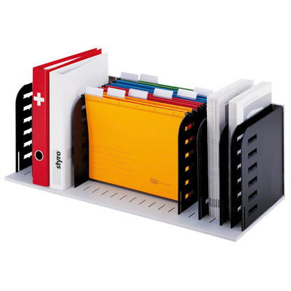 Artikelbild für styro Sortierstation styrorac grau/schwarz mit 7 Fächern, Artikelnummer 370229