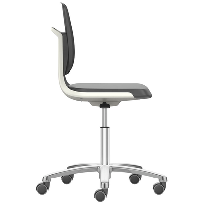 Artikelbild 2 für bimos Arbeitsdrehstuhl Labsit weiß, schwarz Kunstleder, Artikelnummer 470904