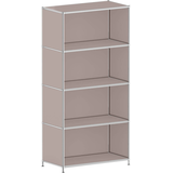 Artikelbild 1 für viasit Aktenregal System4 taupe 77,9 x 40,4 x 155,7 cm, 1 St., Artikelnummer 502142