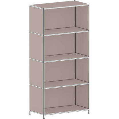 Artikelbild für viasit Aktenregal System4 taupe 77,9 x 40,4 x 155,7 cm, 1 St., Artikelnummer 502142