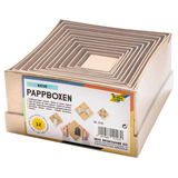 Artikelbild 1 für folia NATUR Geschenkboxen-Set braun, 12 St., Artikelnummer 418564