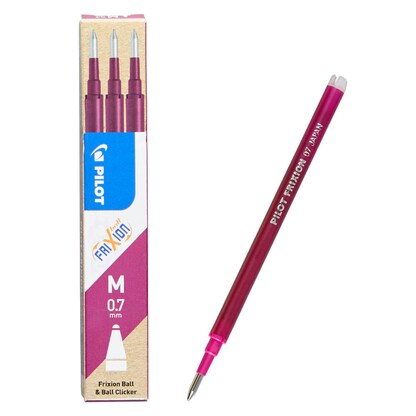 Artikelbild für PILOT FRIXION Tintenrollerminen dunkelrot 0,4 mm 3 St., Artikelnummer 170751