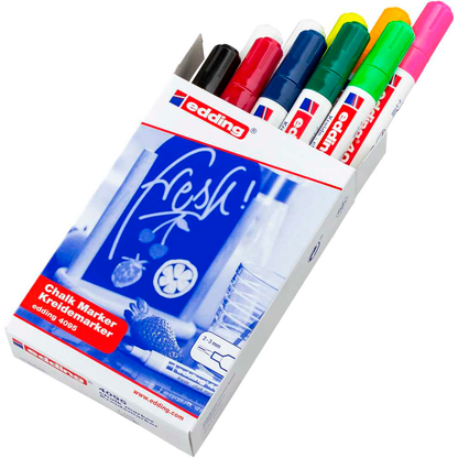 Artikelbild 2 für edding 4095 Kreidemarker farbsortiert 2,0 - 3,0 mm, 10 St., Artikelnummer 786169