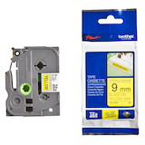 Artikelbild 1 für brother Schriftband TZe-S621 TZES621, 9 mm, schwarz auf gelb, 1 St., Artikelnummer 224648