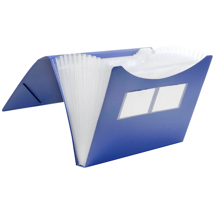 Artikelbild für FolderSys Fächermappe 12 Fächer blau, 1 St., Artikelnummer 641936